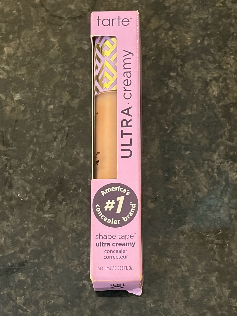 🛍️ tarte Ultra Creamy Shape Tape Concealer Travel Size Tan 44H